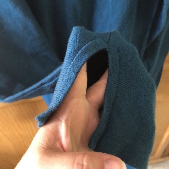 J Jill size small blue/green sweater - Picture 5 of 7